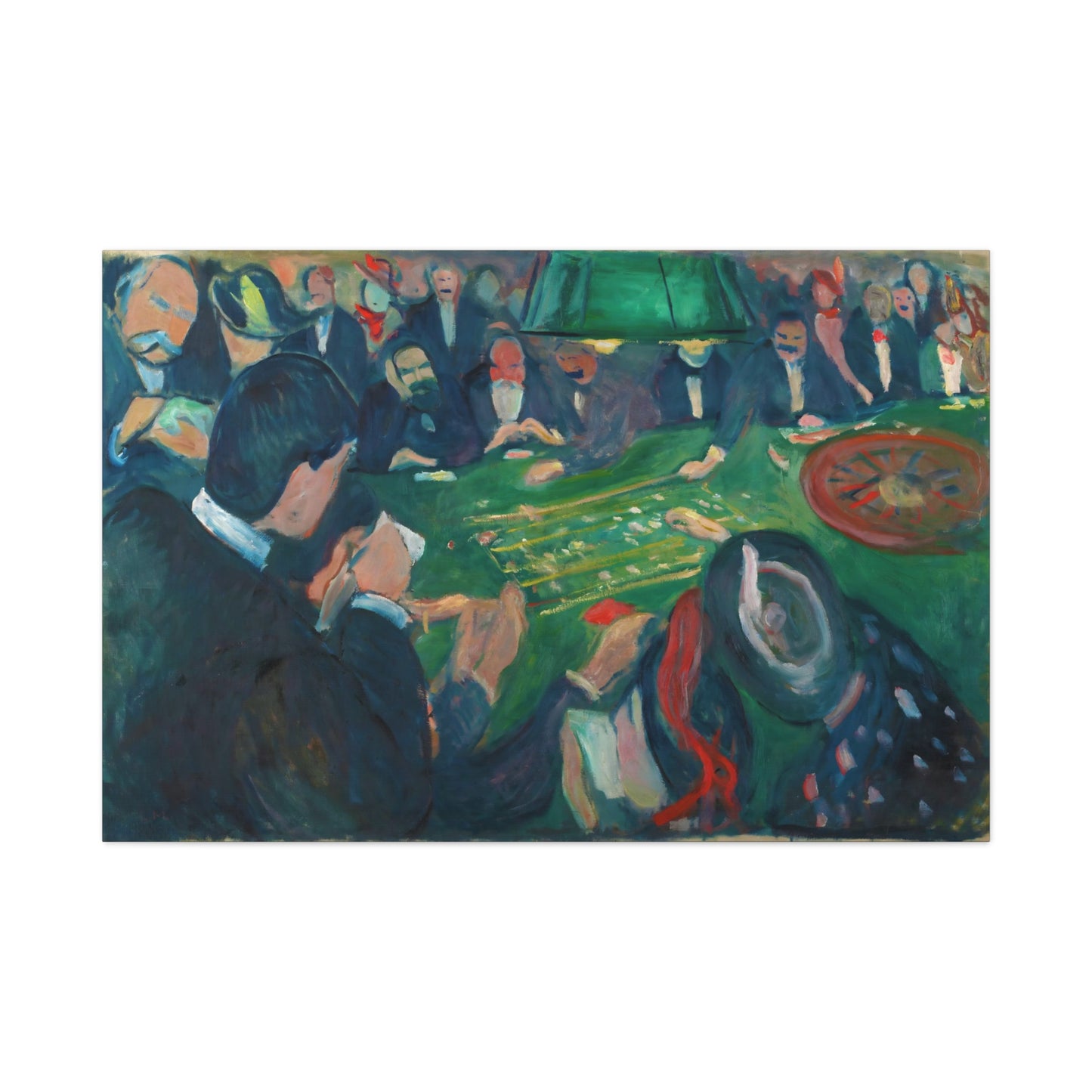 By the Roulette By Edvard Munch