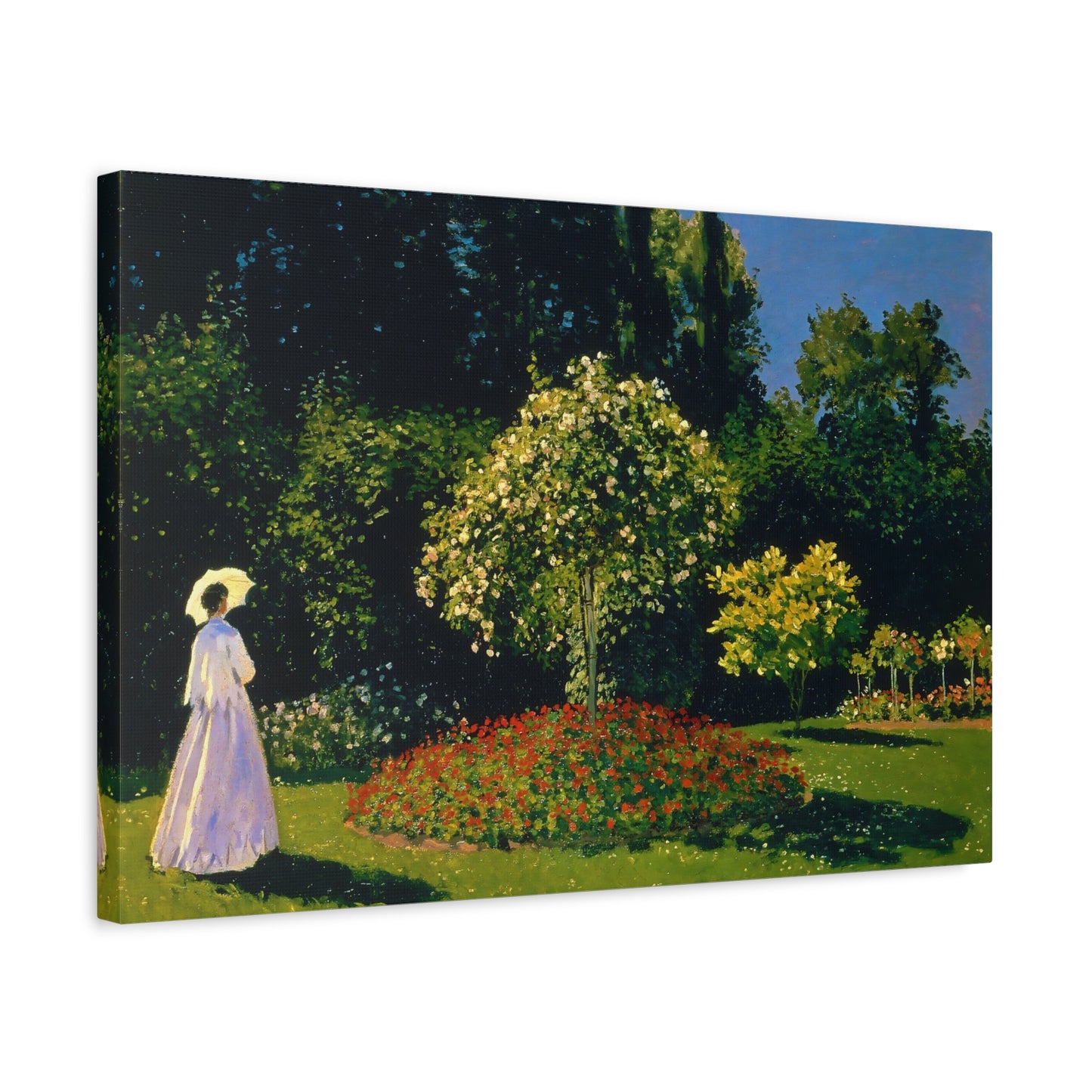 Jeanne-Marguerite Lecadre in the Garden By Claude Monet