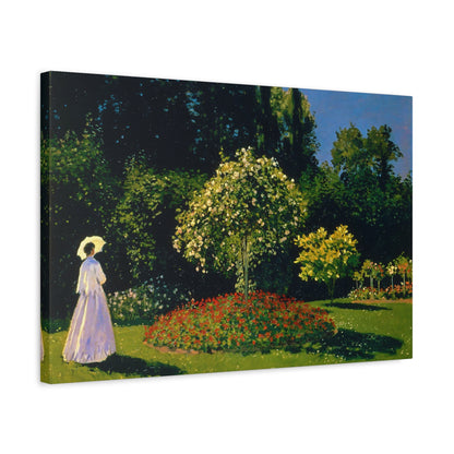 Jeanne-Marguerite Lecadre in the Garden By Claude Monet