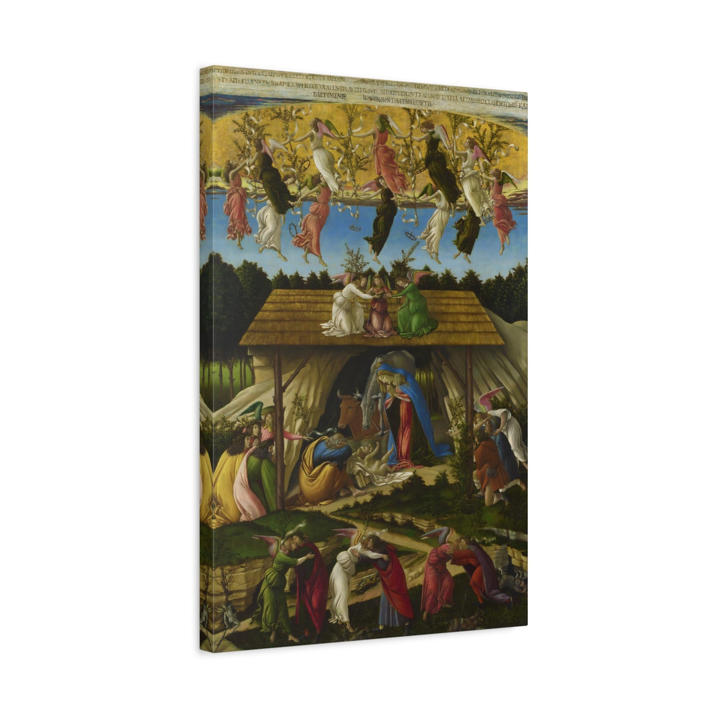 The Mystical Nativity By Sandro Botticelli