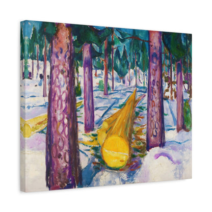 The Yellow Log By Edvard Munch