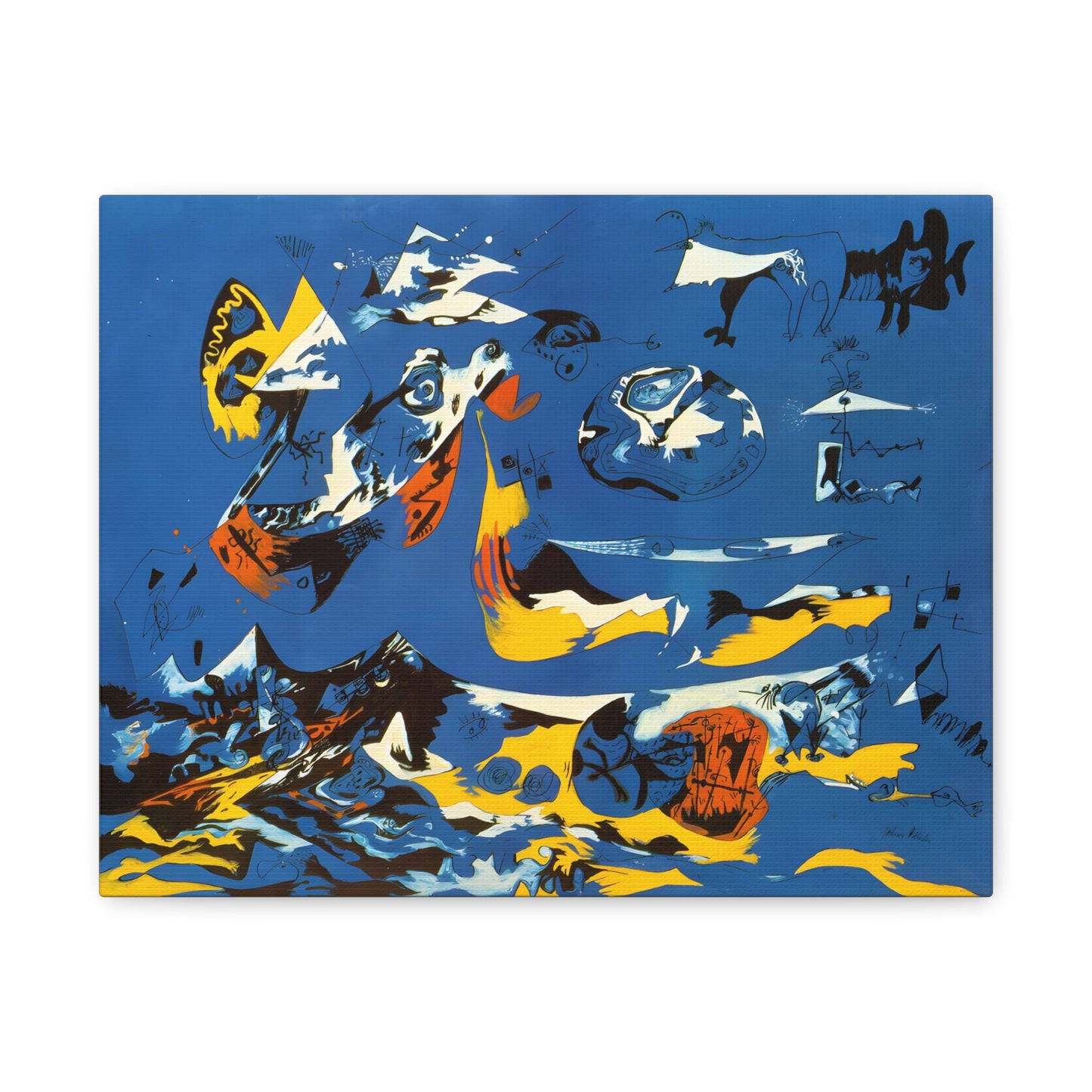 Blue (Moby Dick) By Jackson Pollock