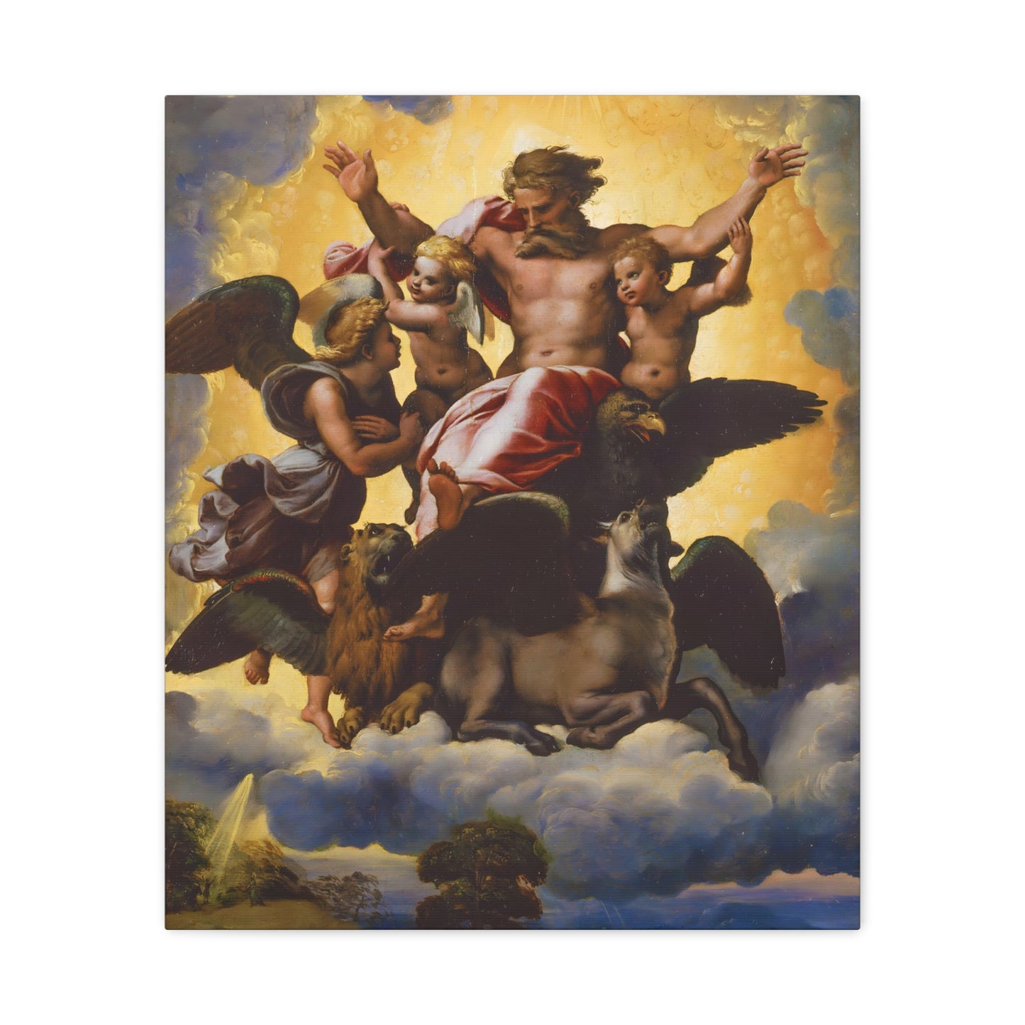 Ezekiel's Vision By Raphael