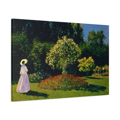 Jeanne-Marguerite Lecadre in the Garden By Claude Monet