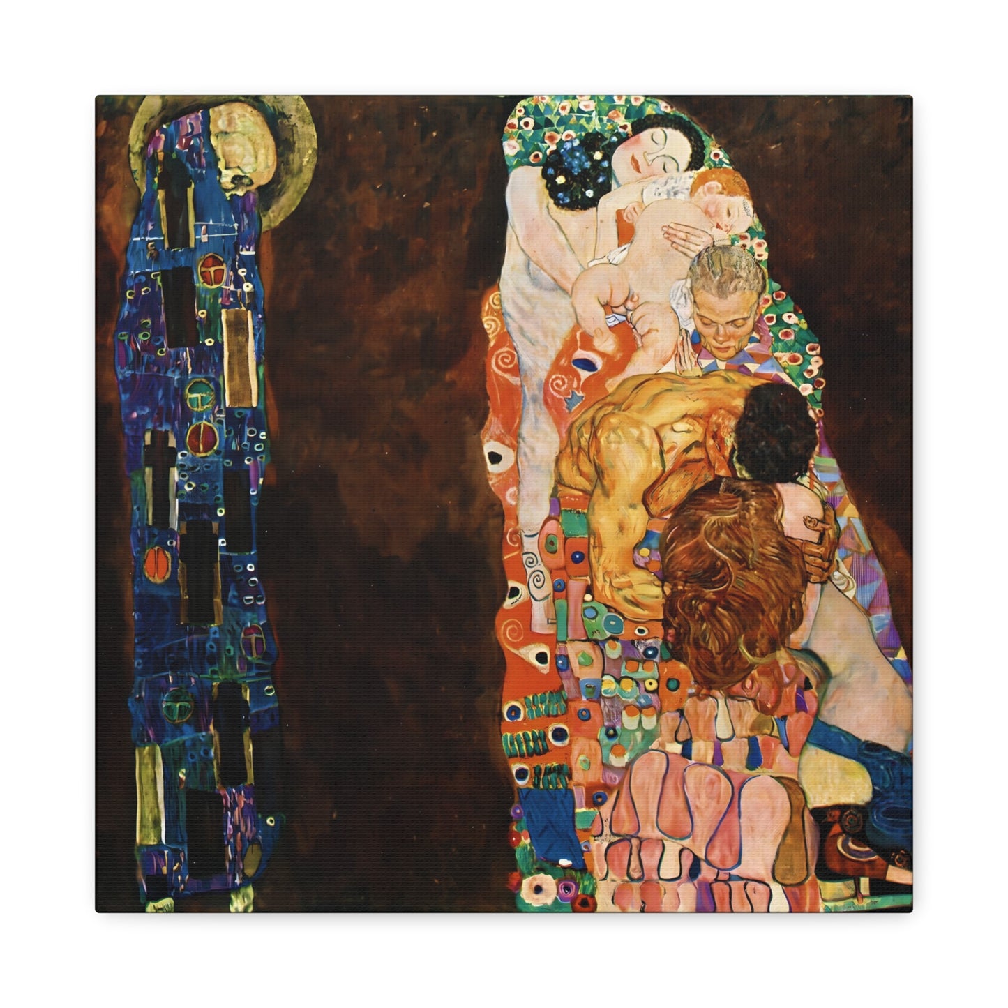 Death and Life II By Gustav Klimt