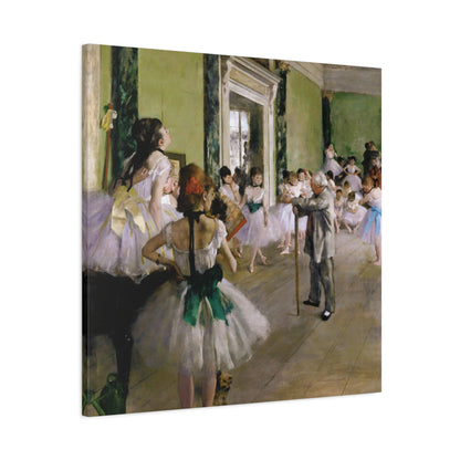 The Ballet Class By Edgar Degas