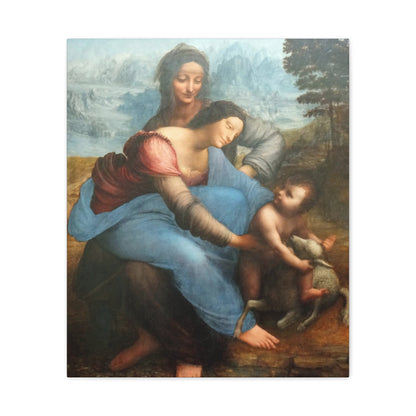 The Virgin and Child with Saint Anne By Leonardo da Vinci