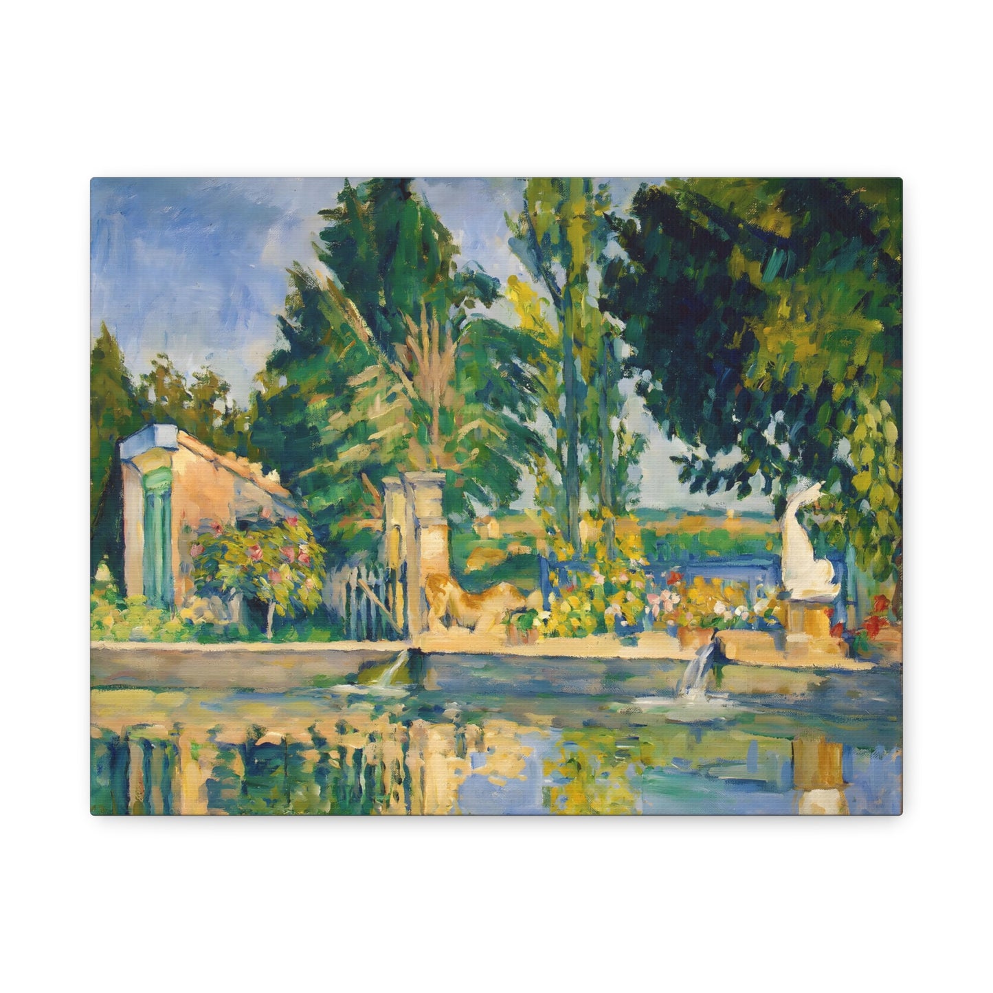 Jas de Bouffan, The Pool By Paul Cézanne