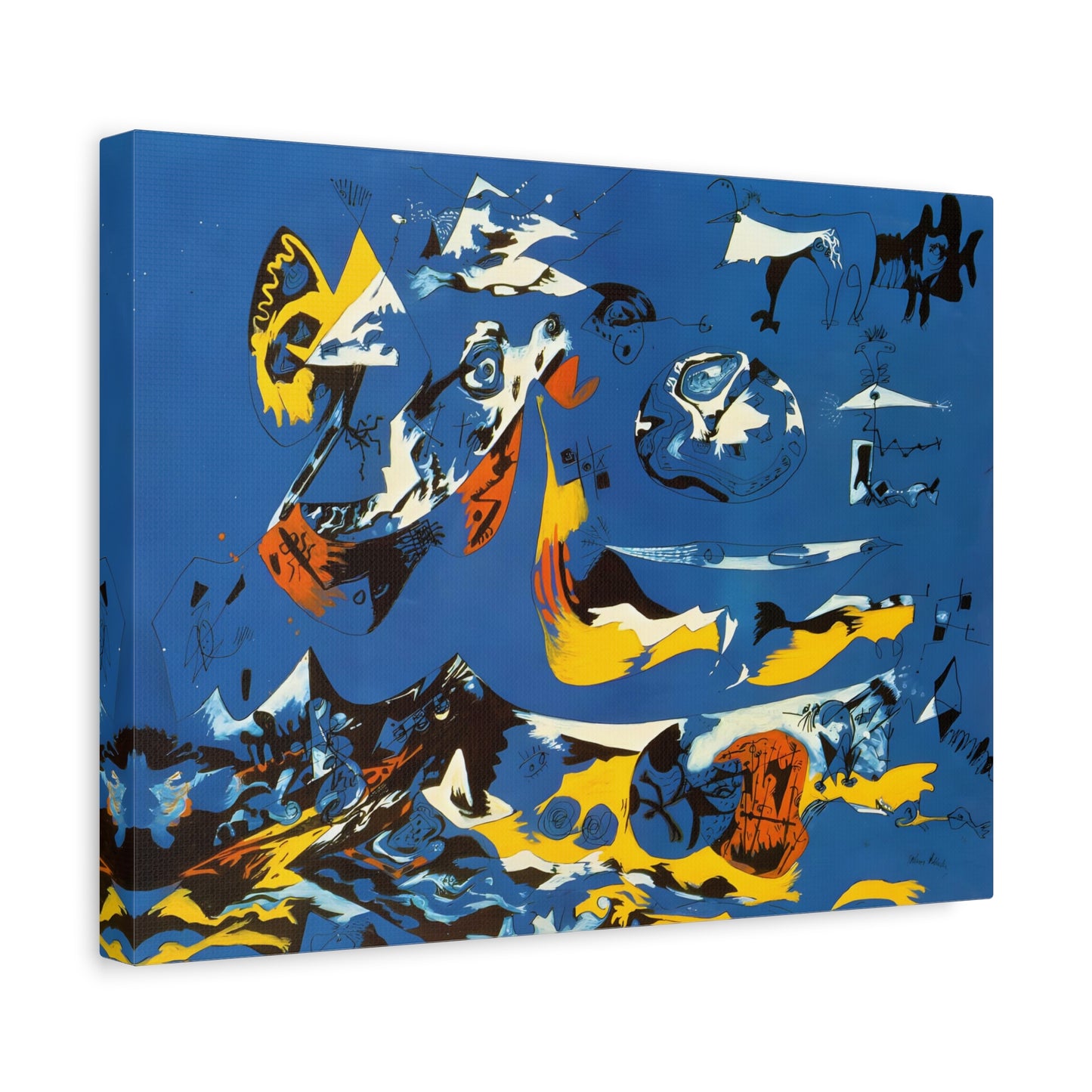 Blue (Moby Dick) By Jackson Pollock