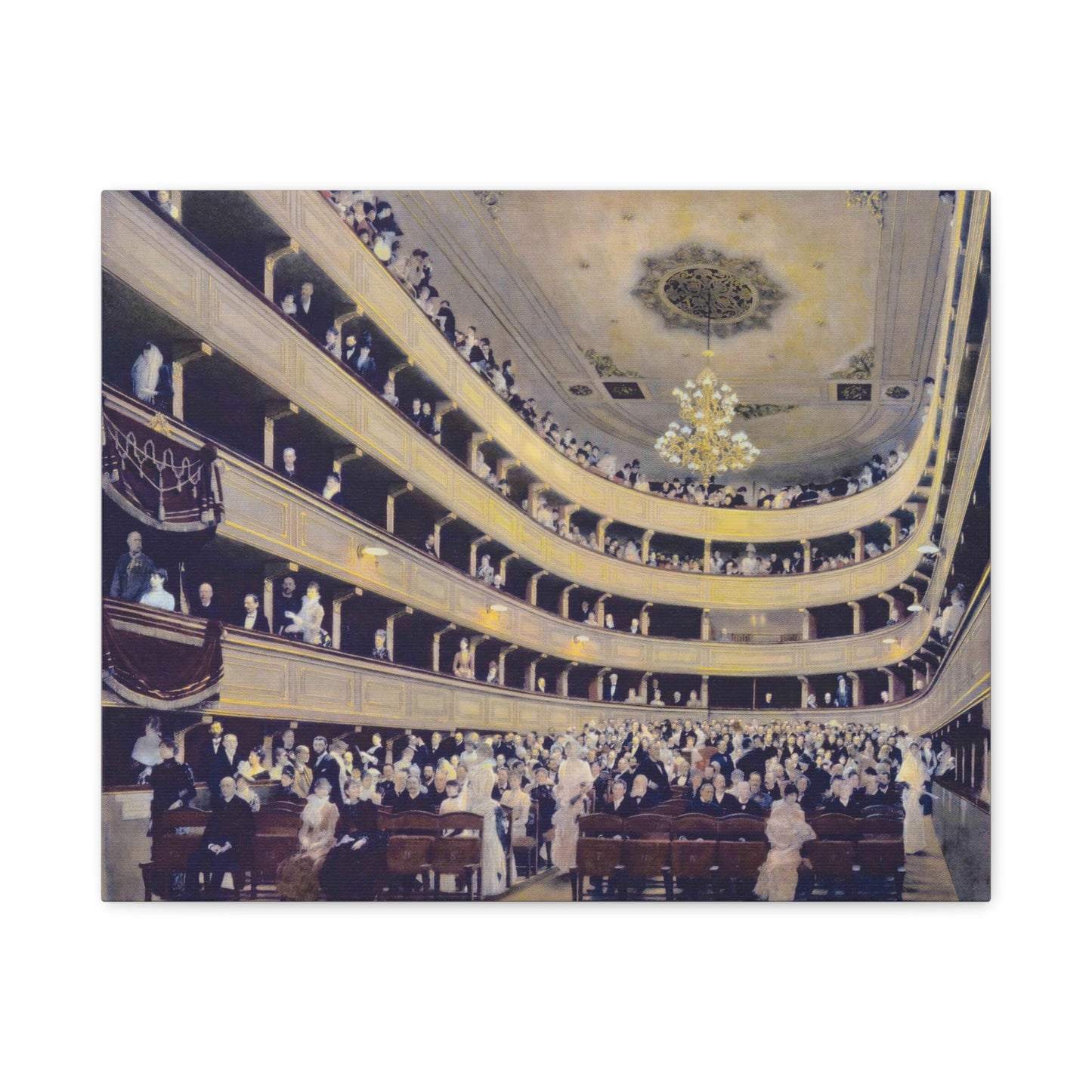 The Old Burgtheater By Gustav Klimt