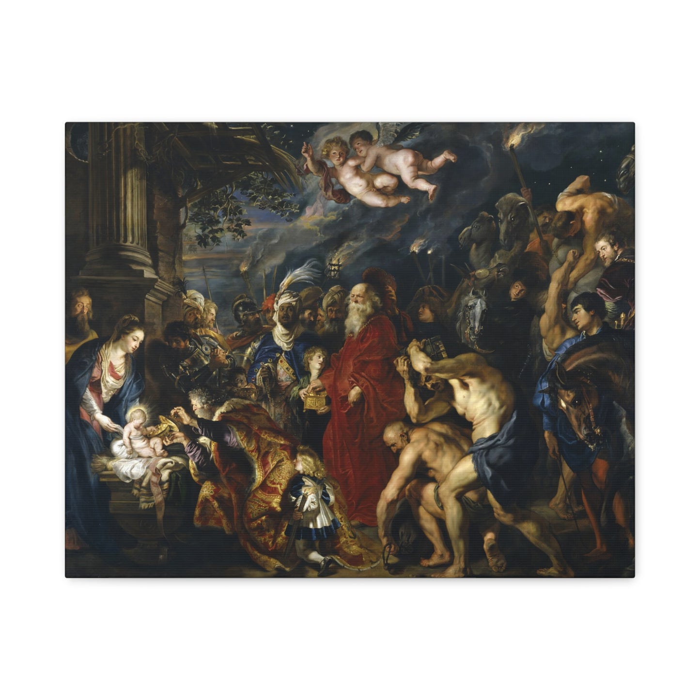 Adoration of the Magi By Peter Paul Rubens