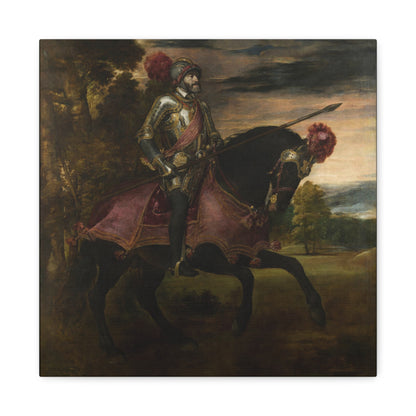 Equestrian Portrait of Charles V By Caravaggio