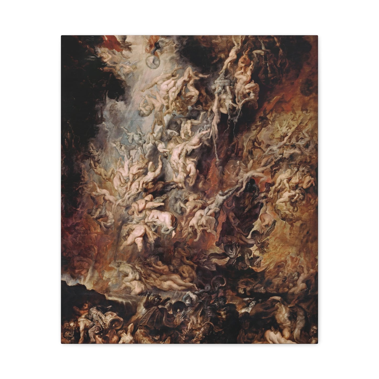 The Fall of the Damned By Peter Paul Rubens