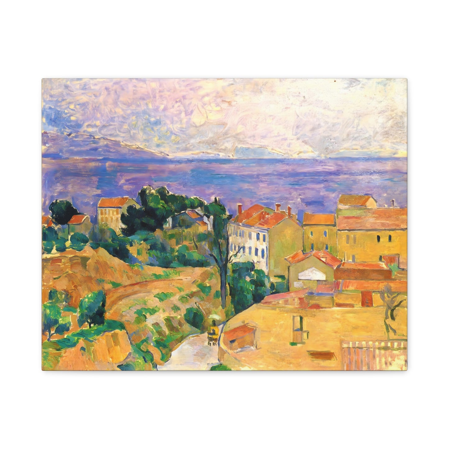 View of L'Estaque By Paul Cézanne