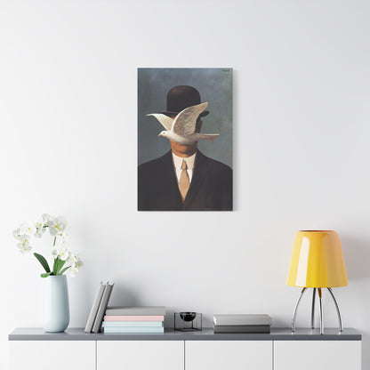 Man in a Bowler Hat By René Magritte