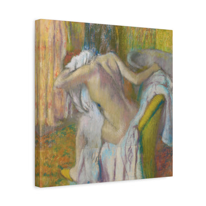 After the Bath, Woman Drying Herself By Edgar Degas