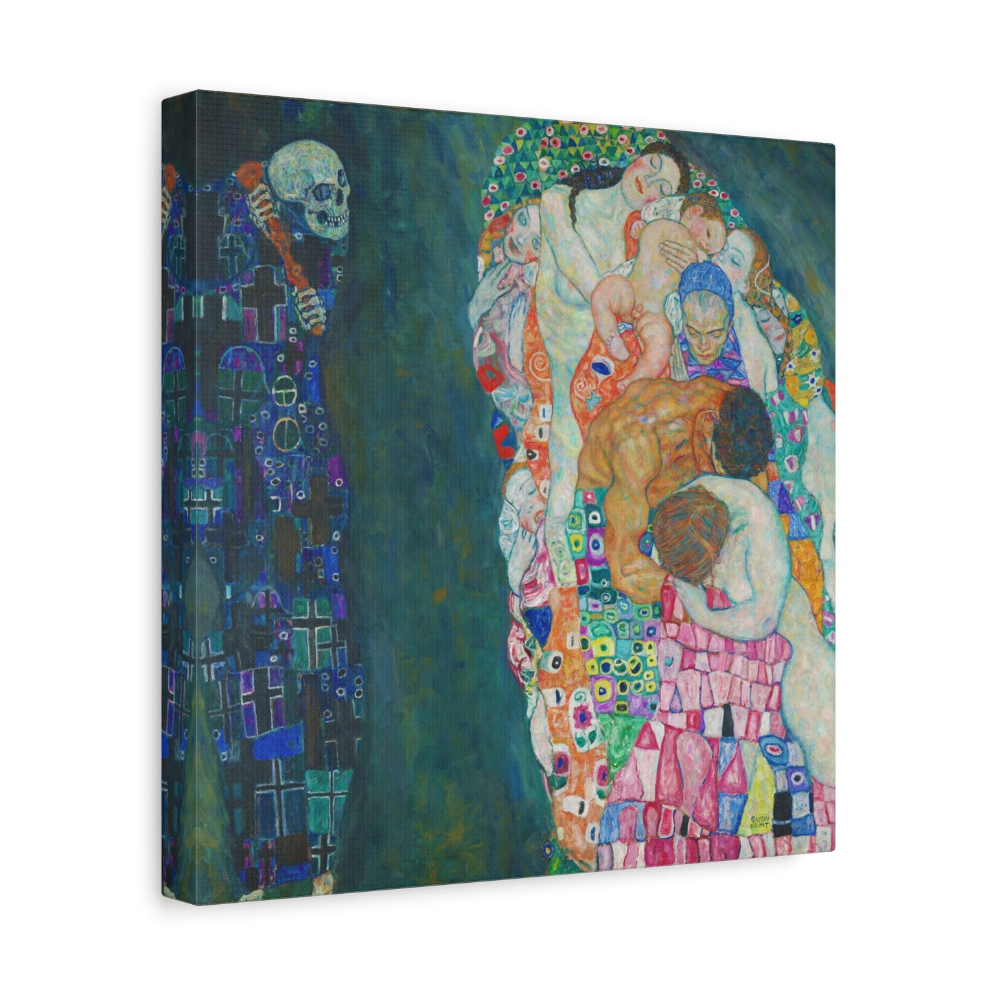 Death and Life I By Gustav Klimt