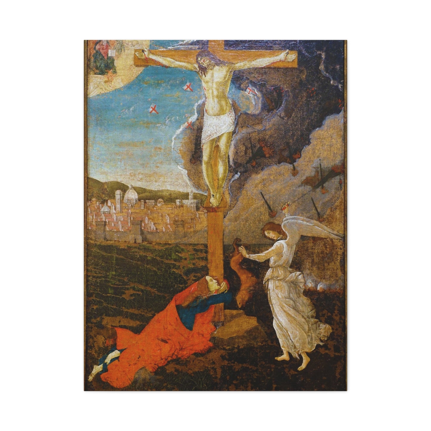 Mystic Crucifixion By Sandro Botticelli