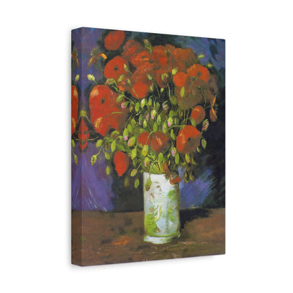 Vase with Poppies By Vincent van Gogh