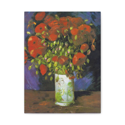 Vase with Poppies By Vincent van Gogh