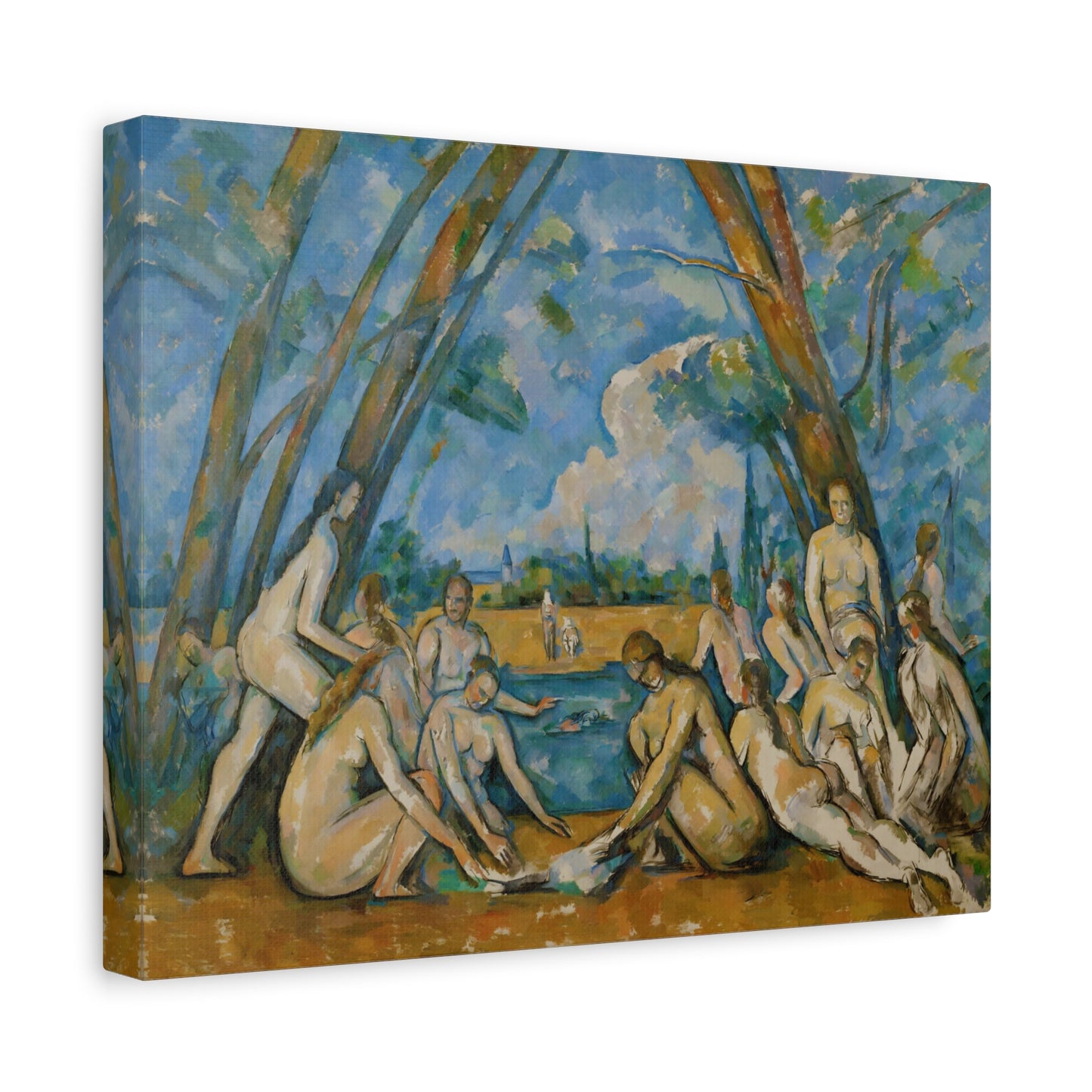 The Large Bathers By Paul Cézanne