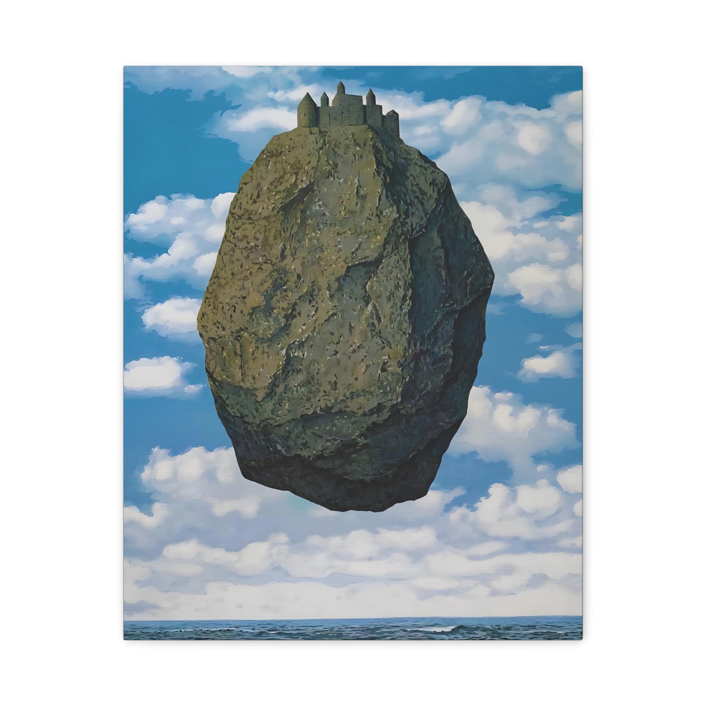 The Castle of the Pyrenees By René Magritte