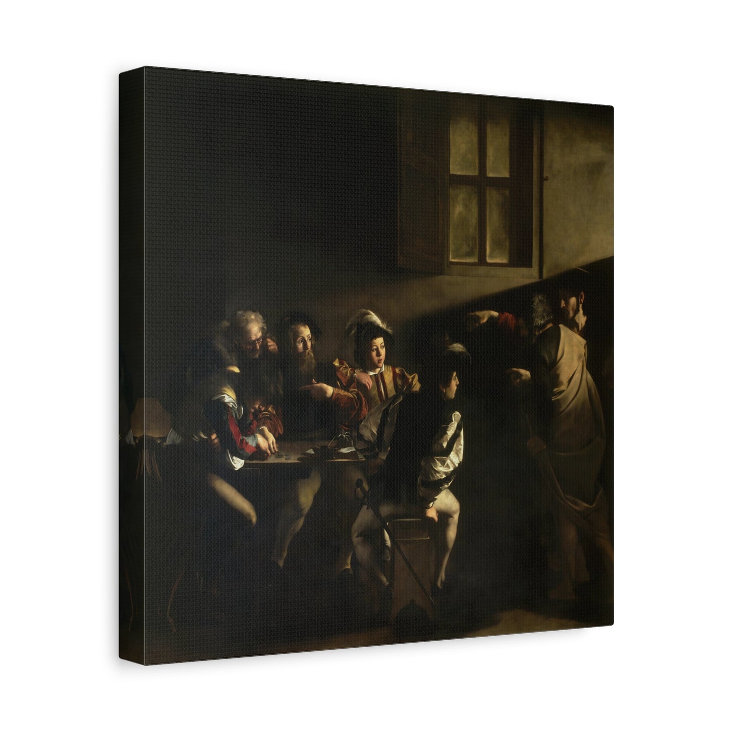 The Calling of St. Matthew By Caravaggio