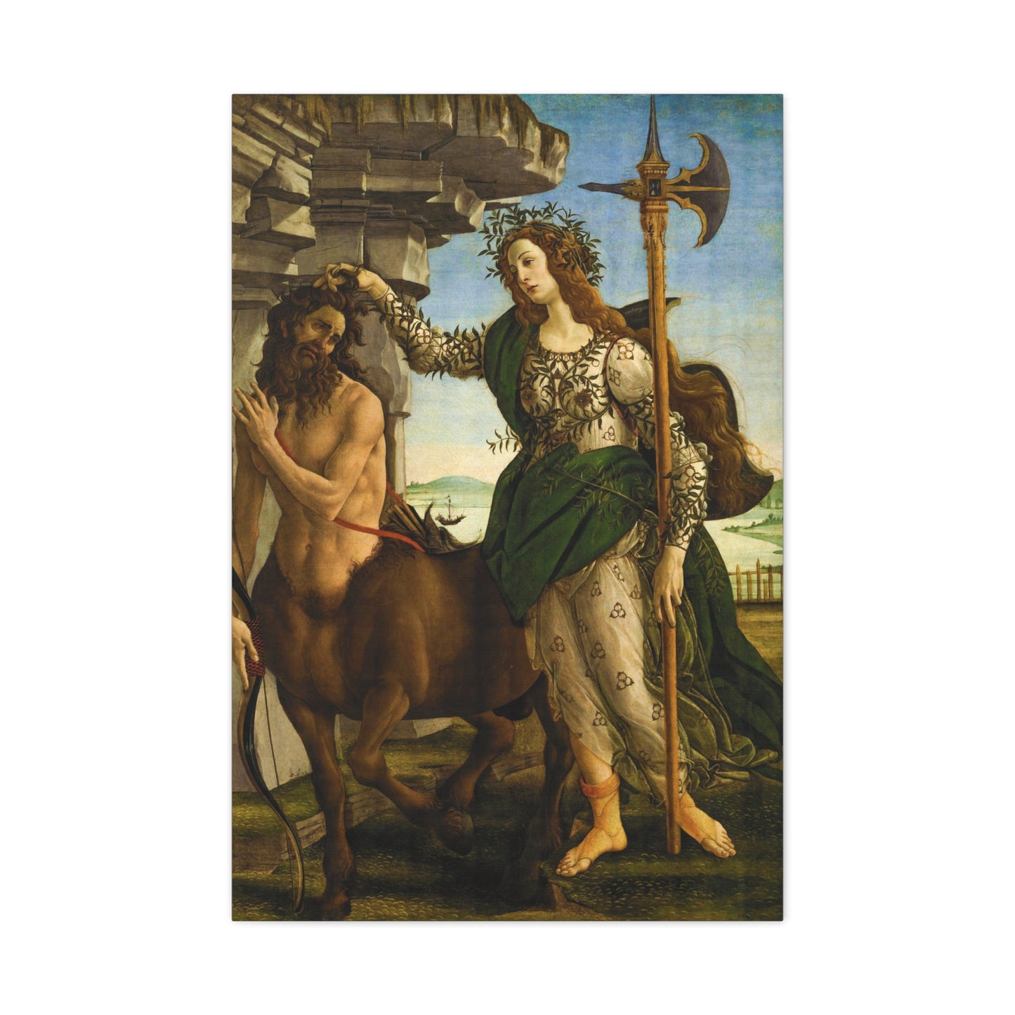 Pallas and the Centaur By Sandro Botticelli