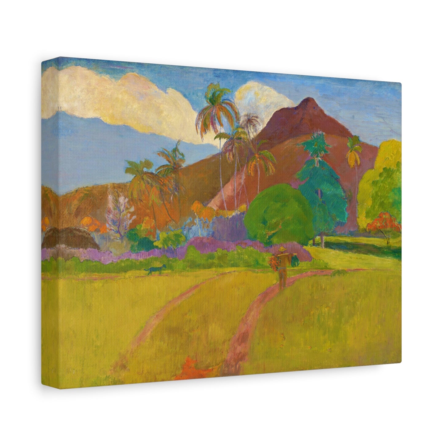 Tahitian Landscape By Eugène Henri Paul Gauguin