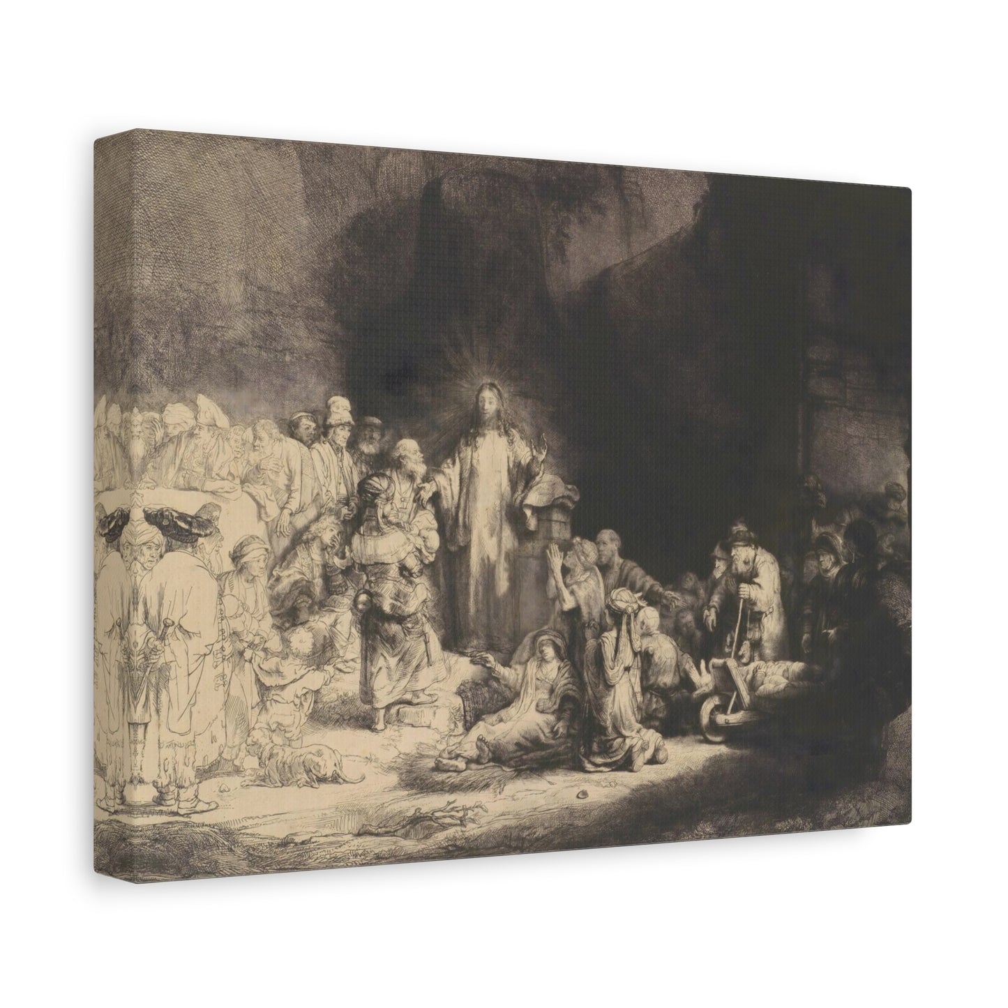 Hundred Guilder Print By Rembrandt