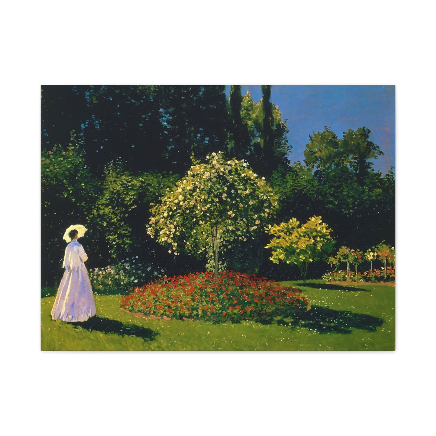 Jeanne-Marguerite Lecadre in the Garden By Claude Monet