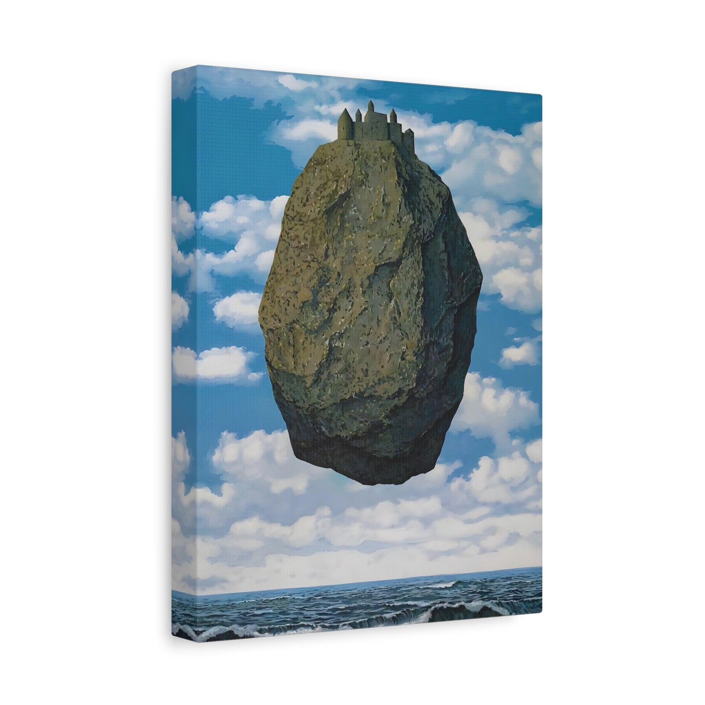 The Castle of the Pyrenees By René Magritte