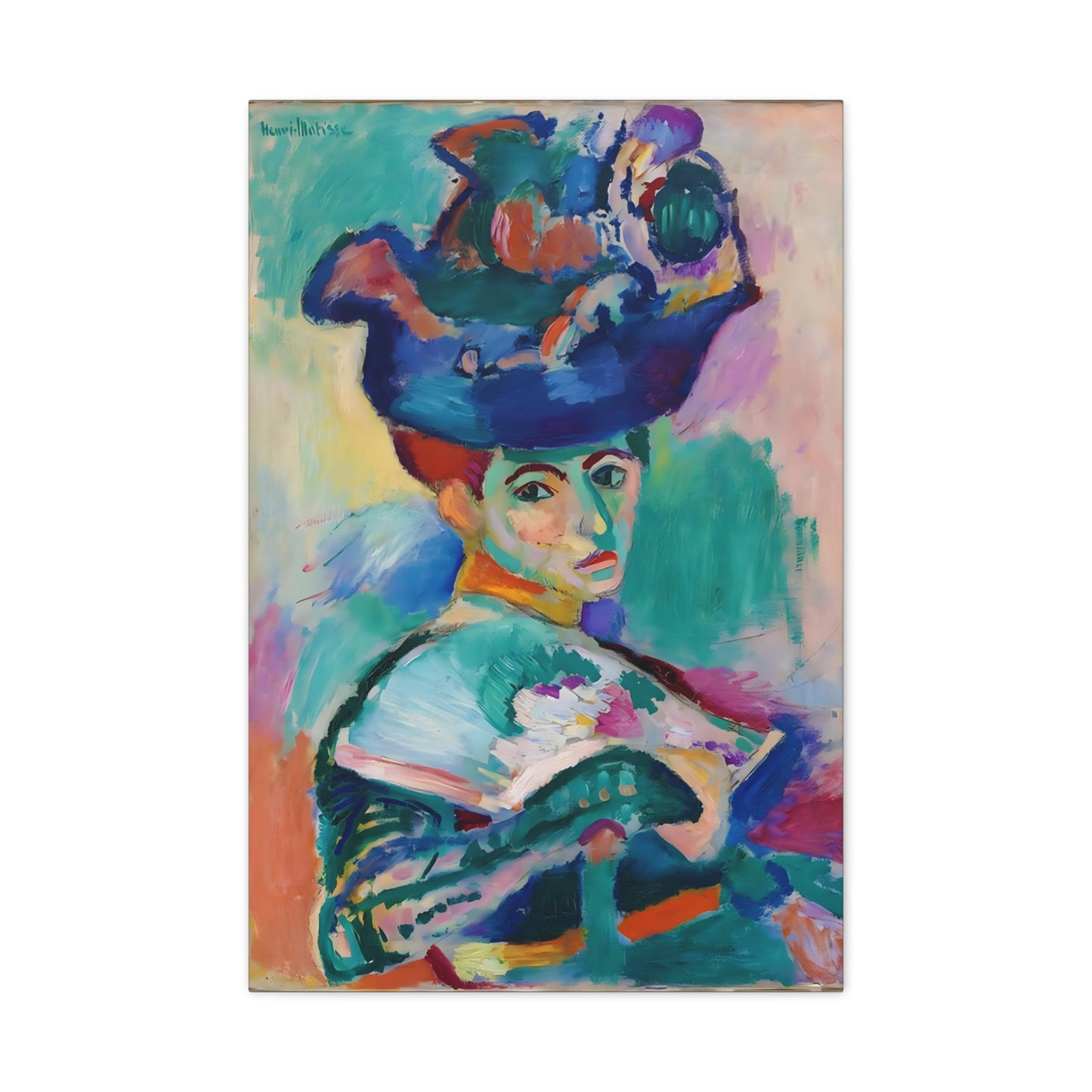 Woman with a Hat By Henri Matisse