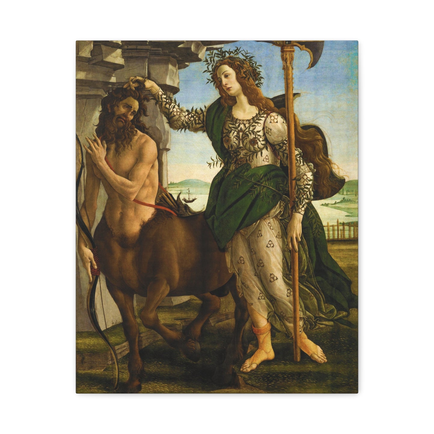 Pallas and the Centaur By Sandro Botticelli