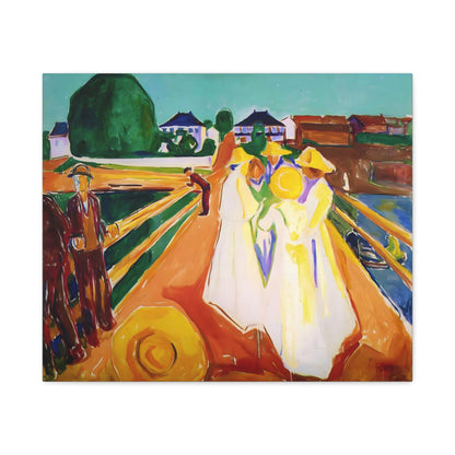 Women on the Bridge By Edvard Munch