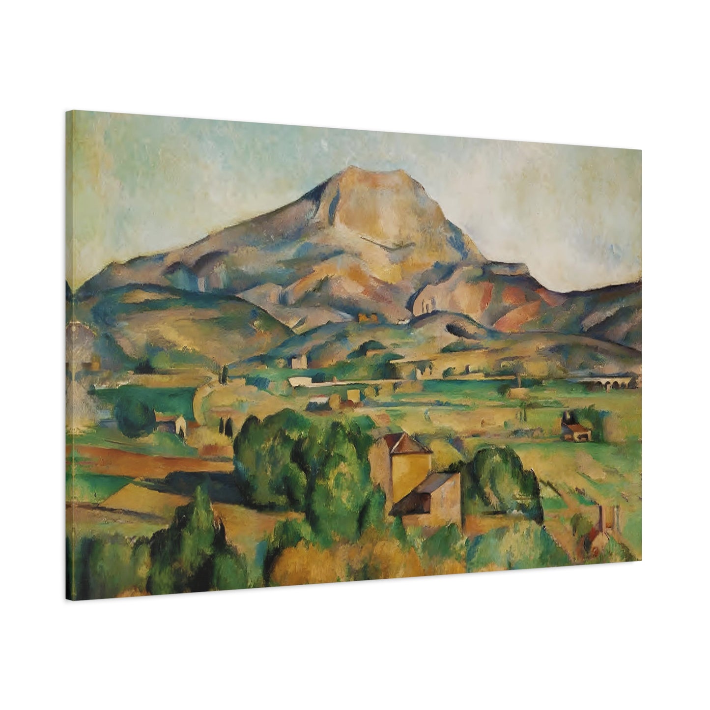 Mont Sainte-Victoire Seen from Bellevue By Paul Cézanne