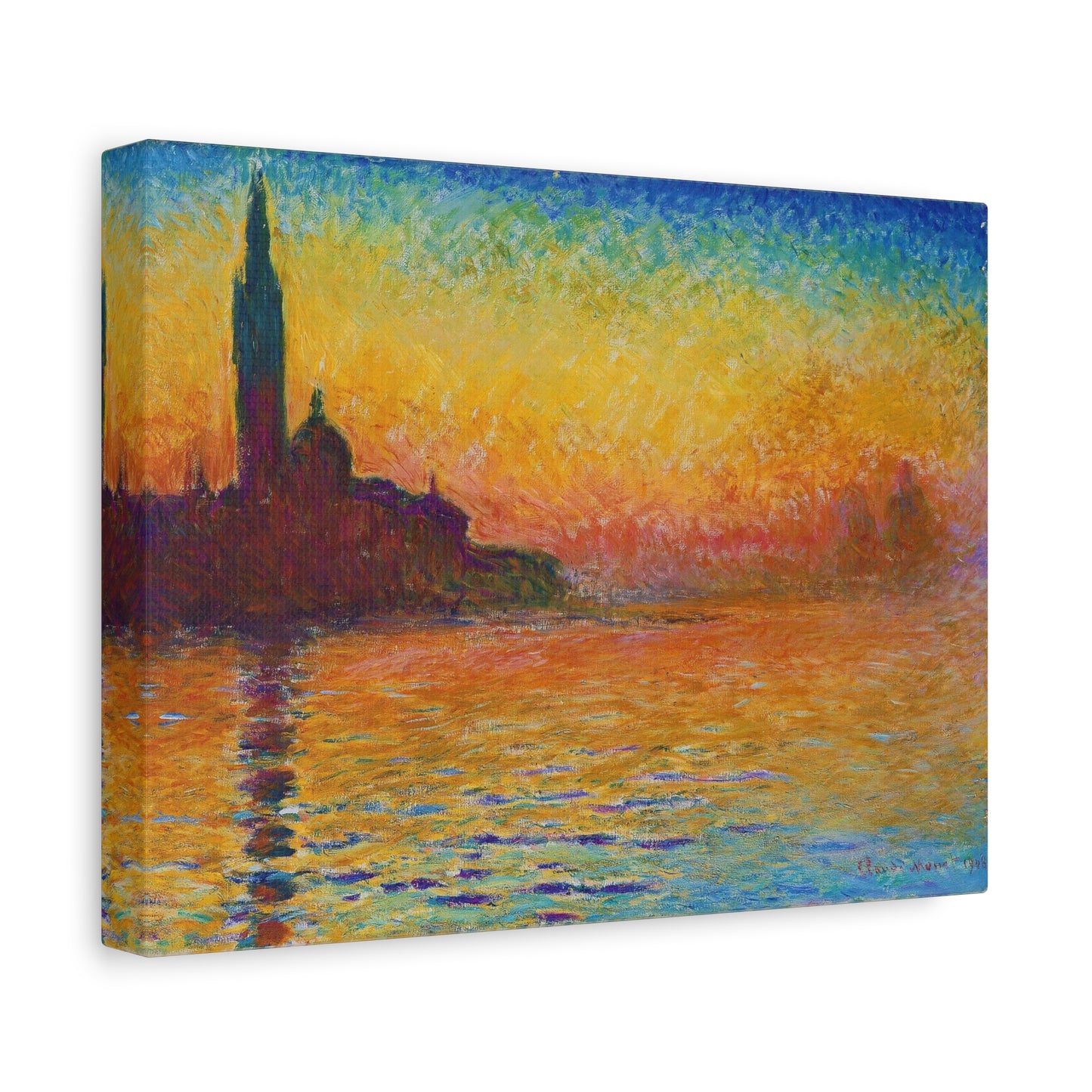 San Giorgio Maggiore at Dusk By Claude Monet