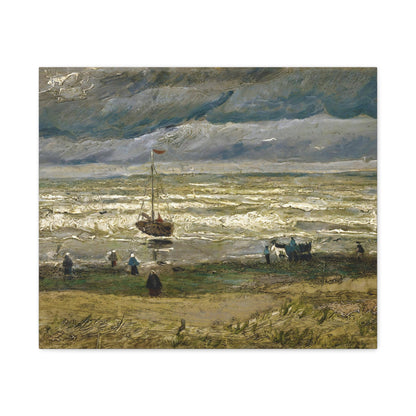 Beach at Scheveningen in Stormy Weather By Vincent van Gogh