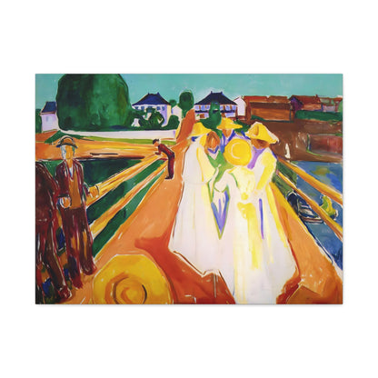 Women on the Bridge By Edvard Munch