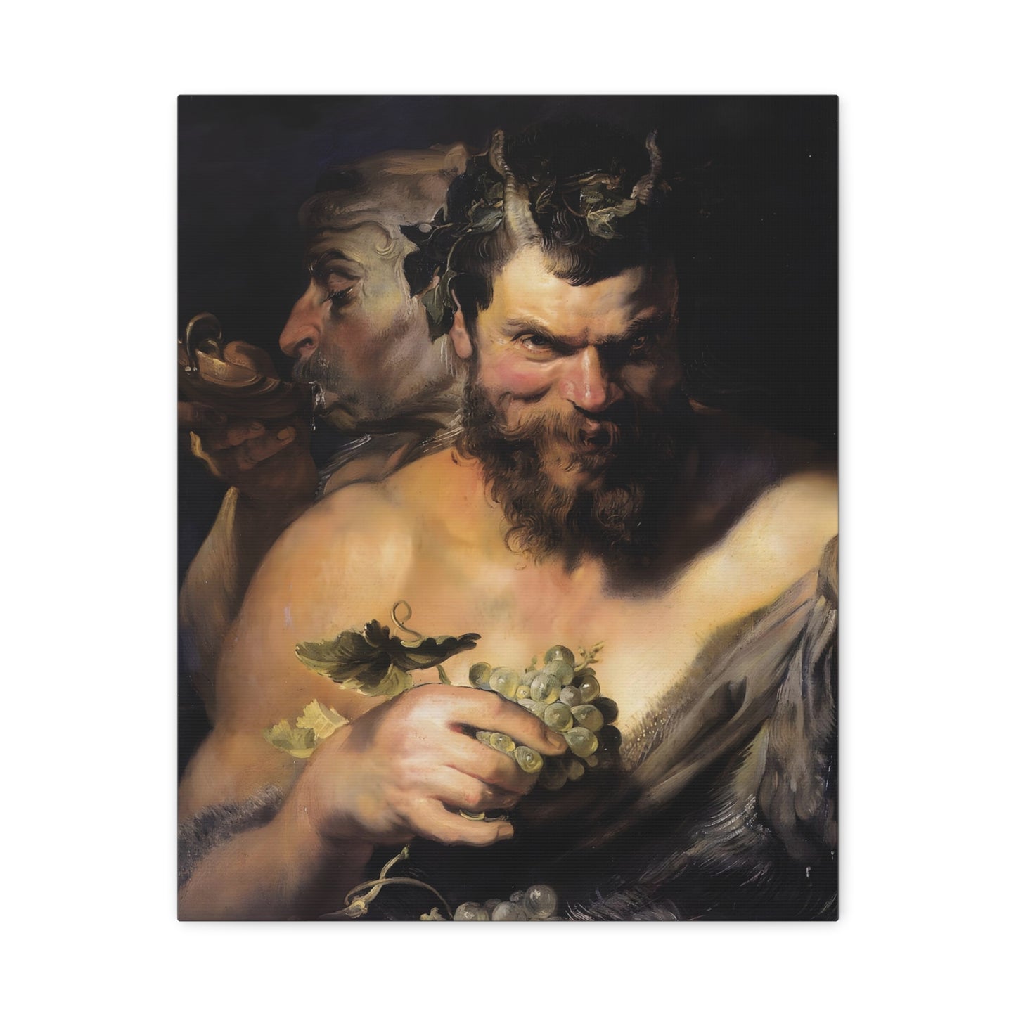 Two Satyrs By Peter Paul Rubens