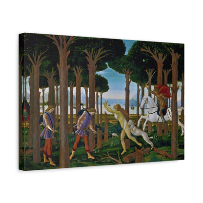 The Story of Nastagio degli Onesti By Sandro Botticelli