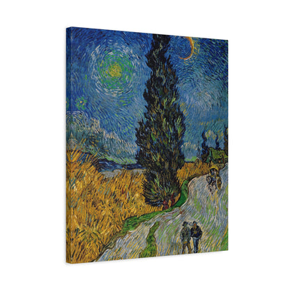 Road with Cypress and Star By Vincent van Gogh