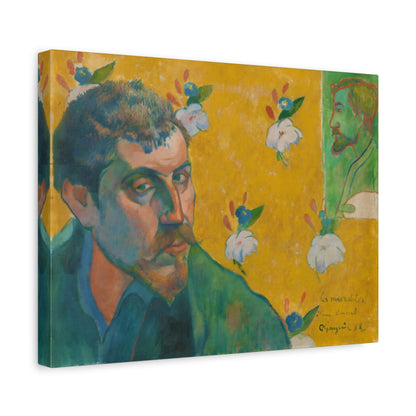 Self-Portrait with Portrait of Bernard By Eugène Henri Paul Gauguin