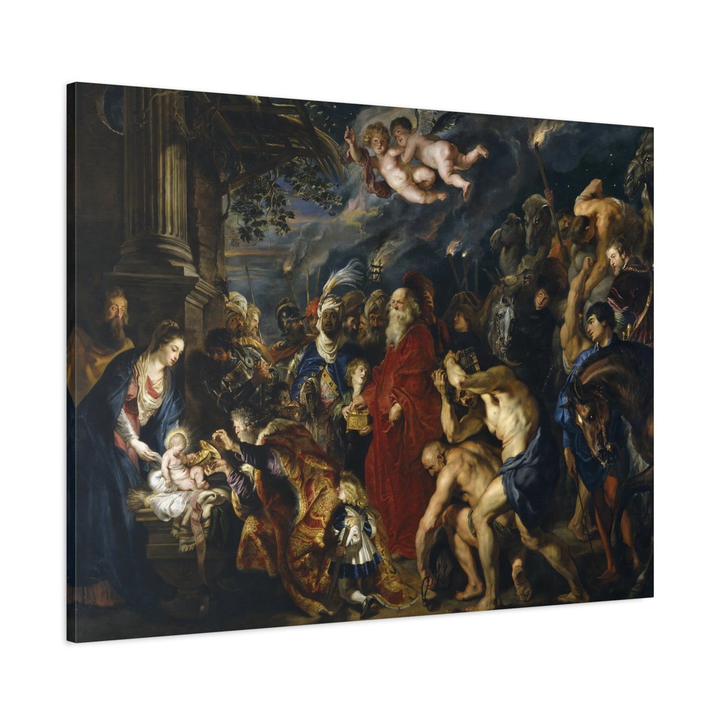 Adoration of the Magi By Peter Paul Rubens