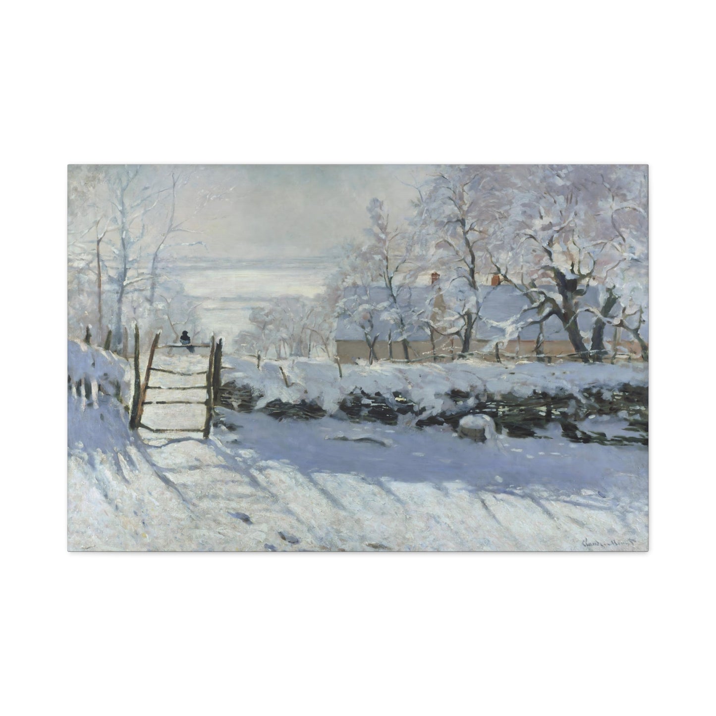 The Magpie By Claude Monet