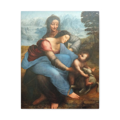 The Virgin and Child with Saint Anne By Leonardo da Vinci