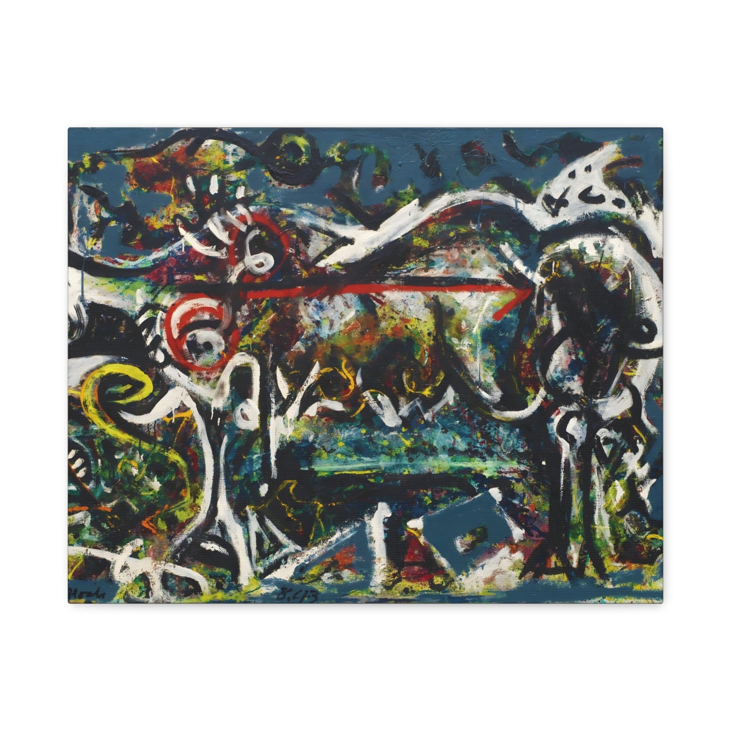 The She-Wolf By Jackson Pollock