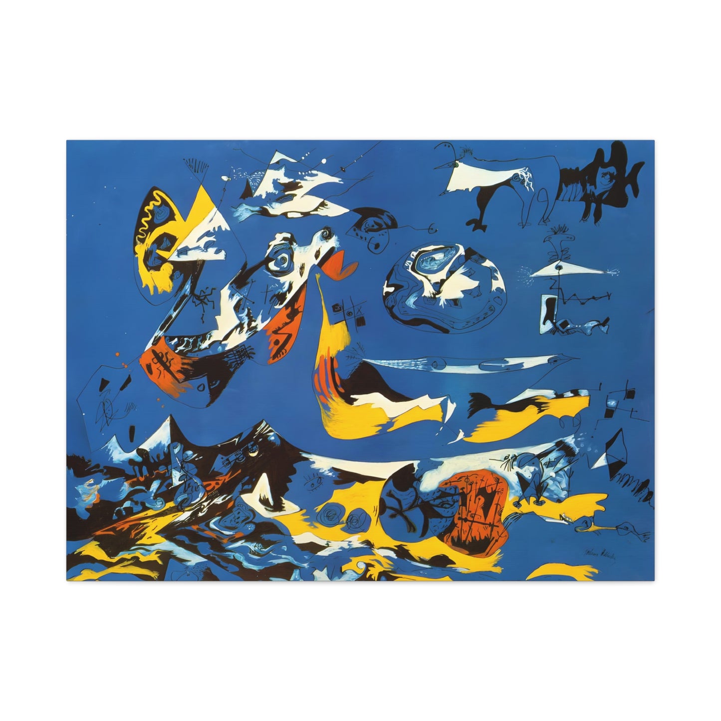 Blue (Moby Dick) By Jackson Pollock