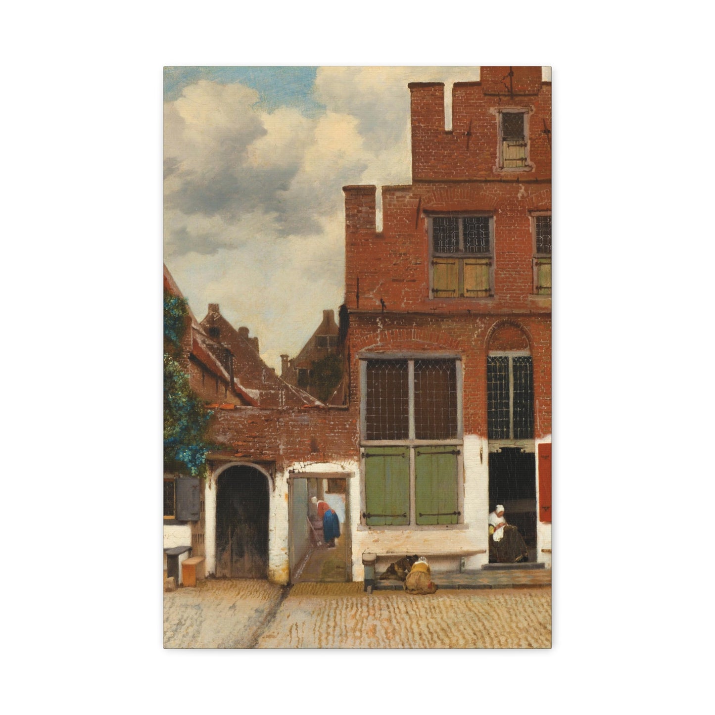 The Little Street By Johannes Vermeer