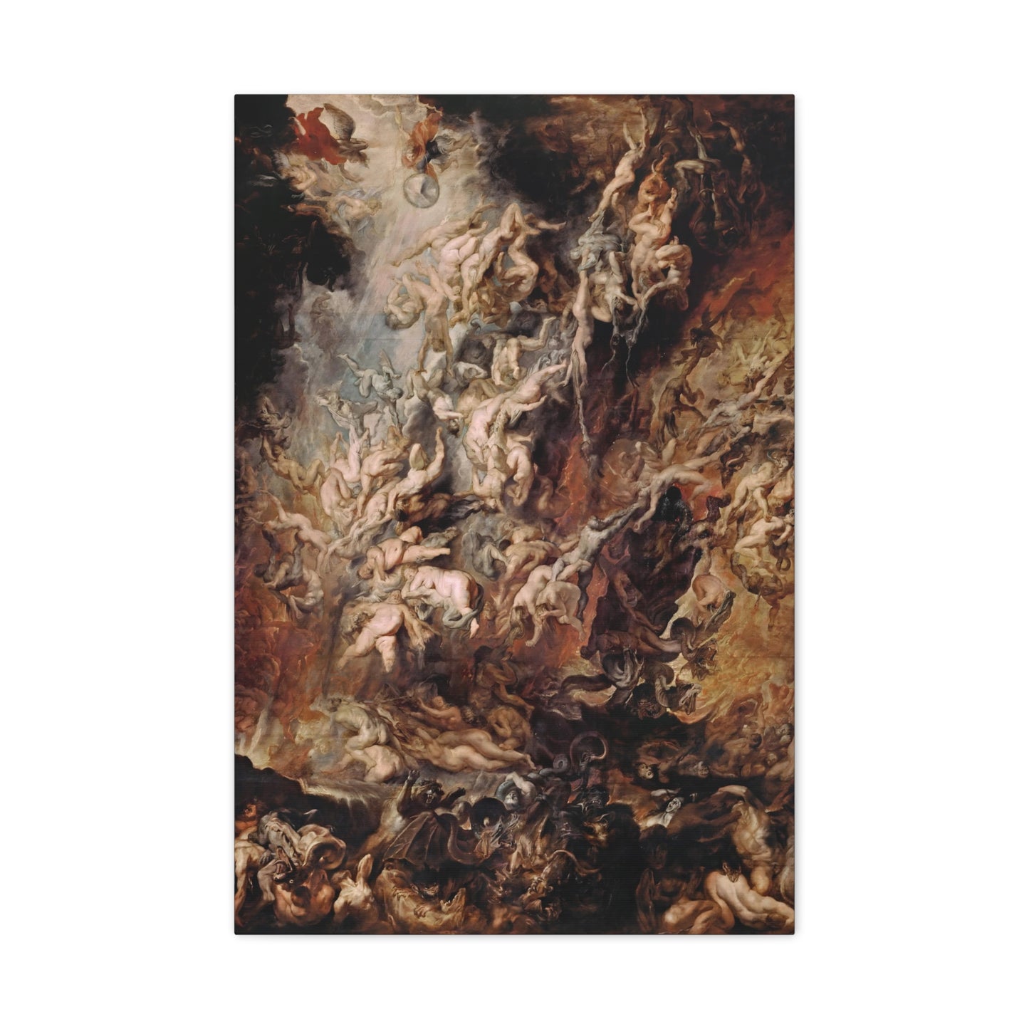 The Fall of the Damned By Peter Paul Rubens